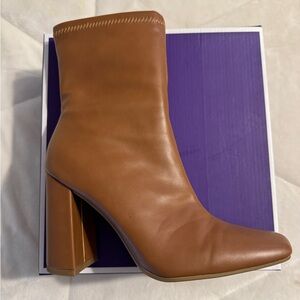 Top Moda Brown Leather Boots